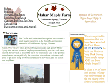 Tablet Screenshot of maharmaple.com